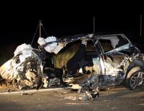 Tres personas han fallecido esta noche en la provincia de Salamanca en un accidente de tráfico entre dos vehículos