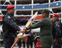 El general de brigada Elio Estrada, nuevo jefe de la PNB. / @NestorReverol