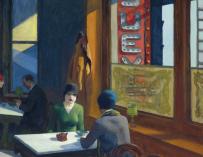 Edward Hopper (1882-1967) 'Chop Suey'