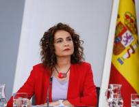 María Jesús Montero, en rueda de prensa Consejo de Ministros / EP