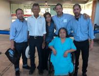 Los tres mexicanos fueron repatriados desde Malasia tras haber recibido el perdón del sultán. /Milenio TV