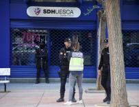 Policía Nacional registra la sede del Huesca por presunto amaño de partidos