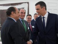 Sánchez se reune en Moncloa con inversores y empresarios