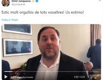 Oriol Junqueras en Twitter