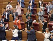 Ximo Puig, tras ser reelegido como presidente de la Generalitat Valenciana