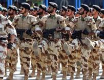 Fuerzas del Cuerpo de Guardianes de la Revolución Islámica de Irán. /EFE
