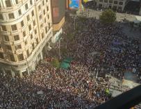 Miles de personas marchan en defensa de Madrid Central. /Europa Press