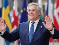 El presidente del Parlamento Europeo, Antonio Tajani, a su llegada a la cumbre del G20