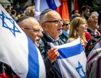 Protestas contra el antisemitismo en Holanda