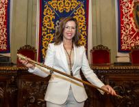Ana Belén Castejón (PSOE), alcaldesa de Cartagena tras acuerdo con Cs y PP. /EFE/Cristóbal Osete
