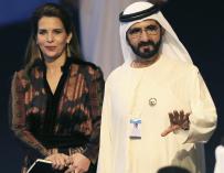 El jeque de Dubai y la princesa Haya bint Al Hussein en 2017./ EFE/Archivo