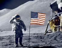 EEUU es la única nación que ha plantado su bandera en la Luna.