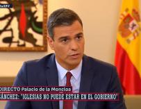 Sánchez veta a Iglesias en el Consejo de Ministros: "Habla de presos políticos"