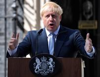 Boris Johnson, en su toma de posesión como primer ministro de Reino Unido