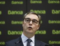 El consejero delegado de Bankia, José Sevilla, presenta los resultados