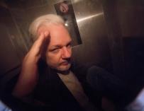Julian Assange, en Reino Unido