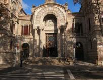 Fachada del Palau de Justícia, sede del TSJC y de la Audiencia de Barcelona