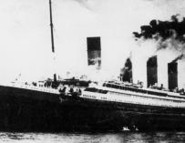 El Titanic navegando en el Atlántico. FOTO: EFE