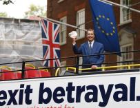 Bus del grupo pro-brexit "Leave Means Leave" en Londres, Reino Unido. /EFE