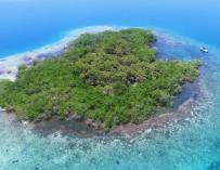 Fotografía de la isla de Belice puesta a la venta por 313.000 euros.