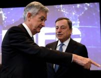 Powell y Draghi se enfrentan a 48 horas de infarto