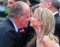 La aristócrata Corinna con el rey Juan Carlos.