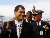 Rafael Correa se reunió con Fidel y Raúl Castro en La Habana