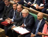 Boris Johnson, en el Parlamento