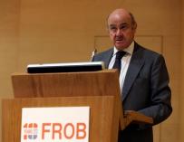 Luis de Guindos, BCE, en el aniversario del Frob