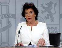 Isabel Celaá en el Consejo de Ministros
