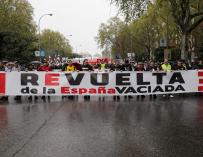 Fotografía manifestación 'España vaciada' / EFE