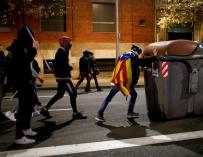 Protestas, ola de violencia, Cataluña