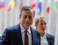 Mario Draghi en la reunión del BCE, Banco Central Europeo