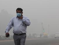 Contaminación Nueva Delhi, India