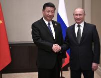 Xi Jinping se reúne con el presidente de Rusia, Vladimir Putin / Kremlin