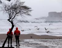 El temporal azota Galicia