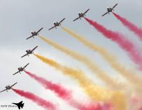 Más de 100 aeronaves participan mañana en una gran exhibición para celebrar el 75 aniversario del Ejército del Aire