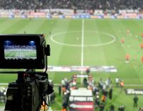 Fotografía derechos del fútbol, TV, Champions