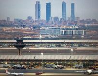 Fotografía de Madrid, desde el aeropuerto de Barajas