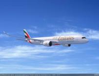 A350 es el nuevo avión preferido de la línea aérea de Emiratos Árabes.