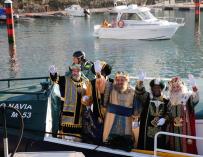 Los Reyes Magos llegan a Gijón... ¡En un barco!