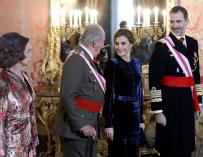 Felipe VI reconoce a su padre en la Pascua Militar