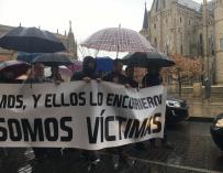Una manifestación en defensa de las víctimas de abusos sexuales en la diócesis de Astorga (León) pide "justicia real"
