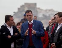 Pedro Sánchez visita las zonas afectadas por 'Gloria'