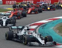 Lewis Hamilton en el GP de China