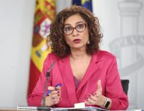 María Jesús Montero, Consejo de Ministros, portavoz del Gobierno, ministra de Hacienda