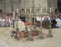 Valladolid despide a su arzobispo emérito en una ceremonia con presencia de 26 prelados y 140 sacerdotes