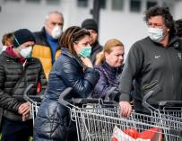 El número de casos de coronavirus en Italia rebasa ya el centenar