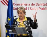 Barceló, durante la rueda de prensa que ha ofrecido con las últimas novedades sobre el coronavirus. / EFE