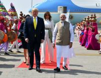 Donald Trump en India. / EFE